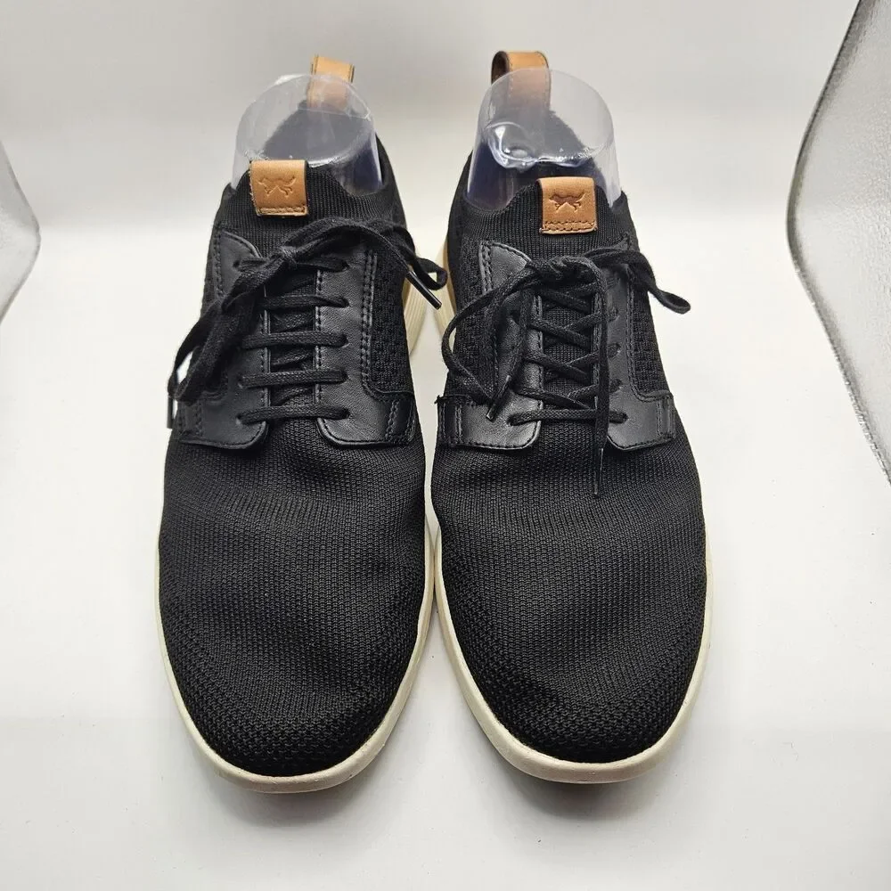 Wolf & Shepherd Mens SwiftKnit Derby Black Casual Walking Sneakers Size 8 READ